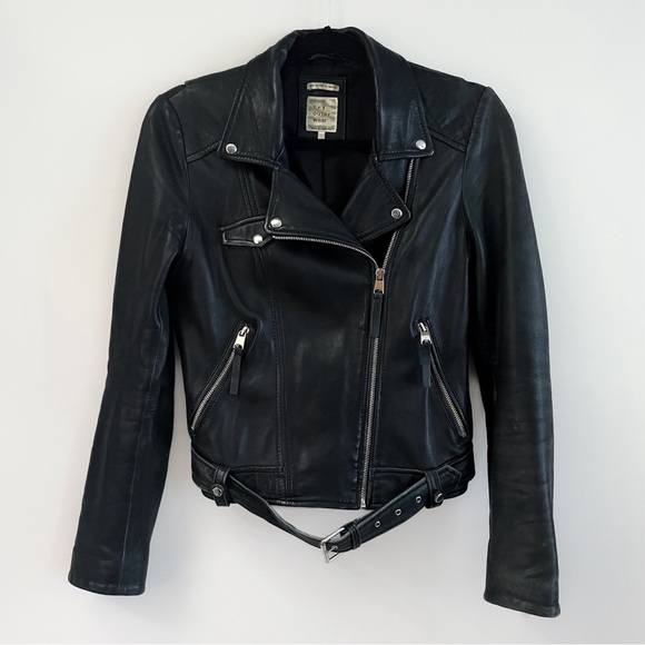 Zara Jackets & Blazers - 🖤 Zara Leather Biker / Motorcycle Jacket 🖤